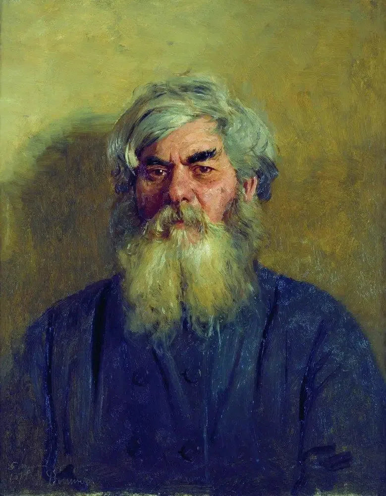 Ein Bauer mit einem schlechten Auge. - Ilya Repin