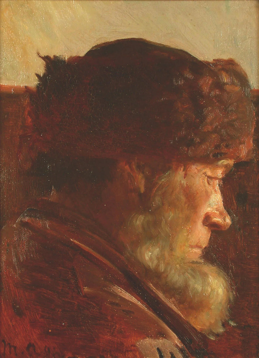 Ein bärtiger Fischer. – Michael Peter Ancher