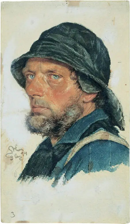 Ein Fischer von Hornbæk. - Peder Severin Krøyer