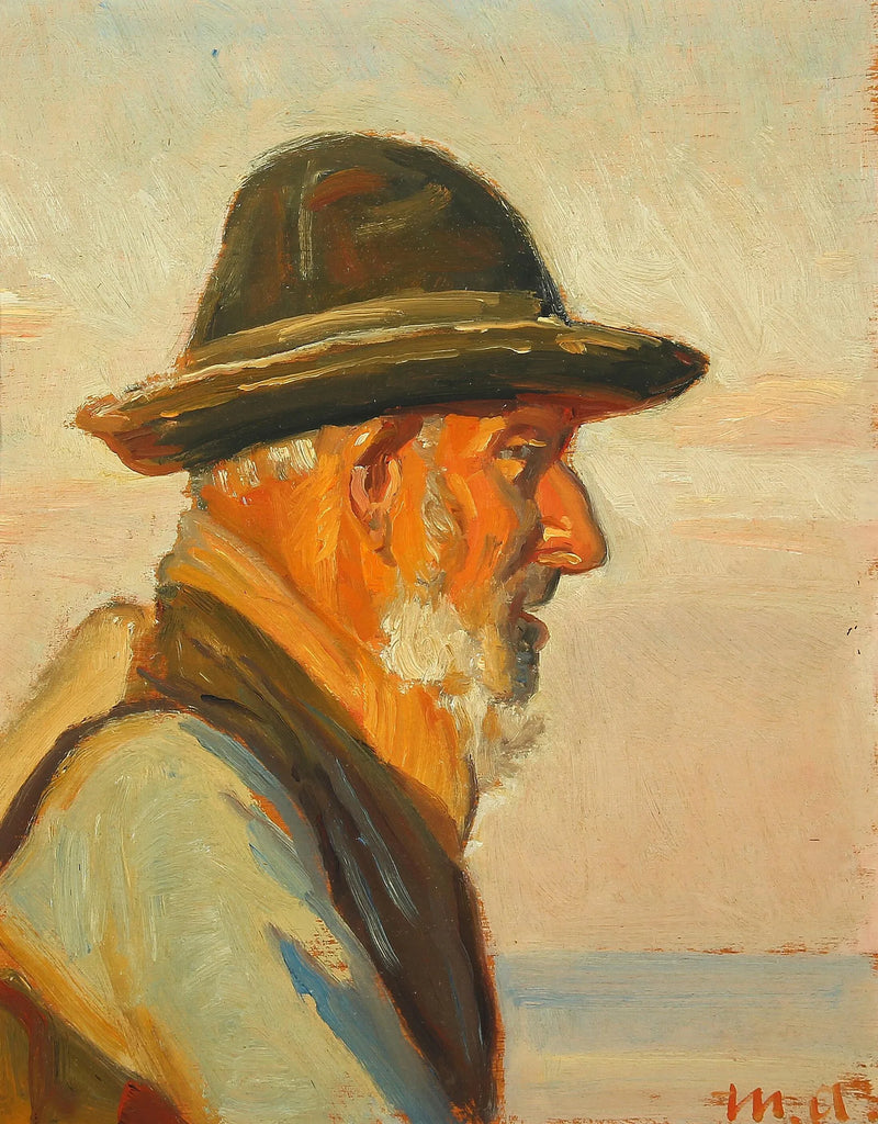Ein Skagen-Fischer in der Sonne. -Michael Peter Ancher