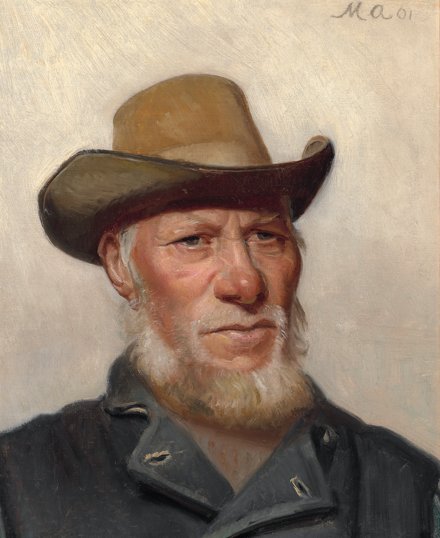 Ein Fischer aus Skagen. -Michael Peter Ancher