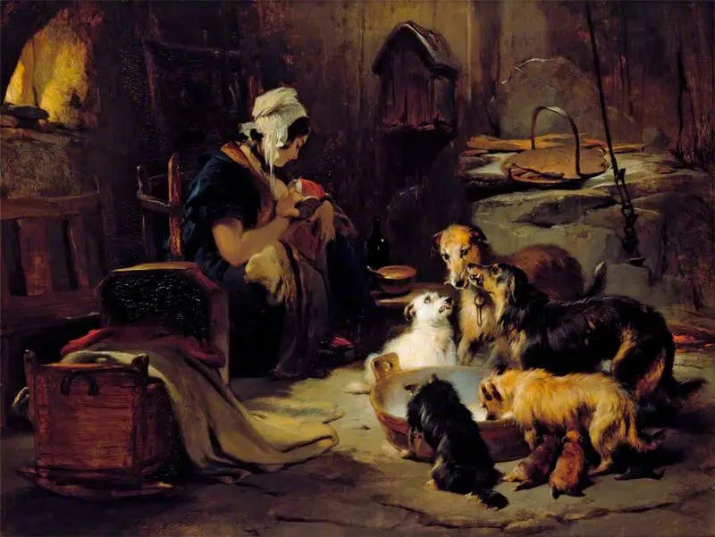 Ein Frühstück in den Highlands - Edwin Henry Landseer