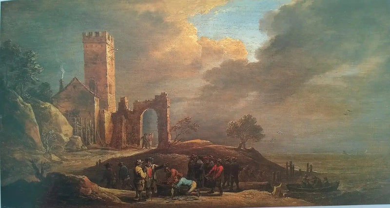 Ein kleiner Hafen - David Teniers der Jüngere