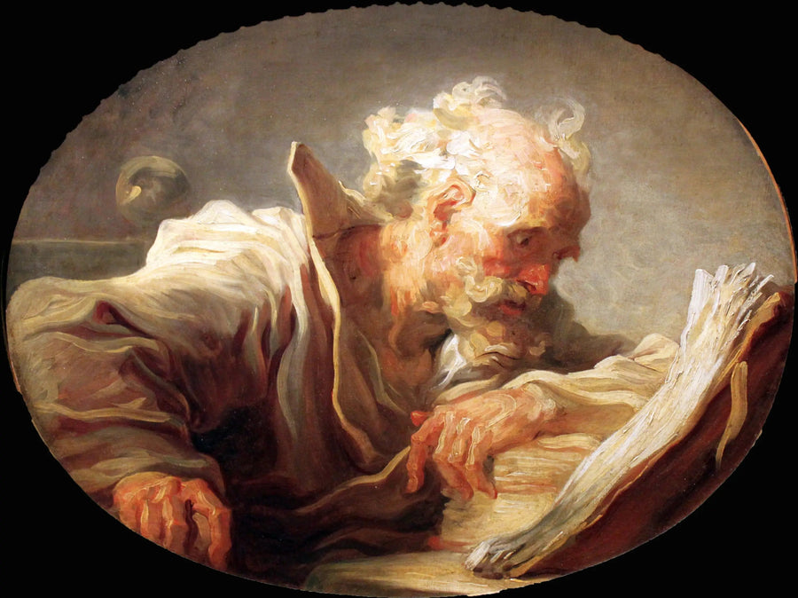 Ein Philosoph liest - Jean-Honoré Fragonard
