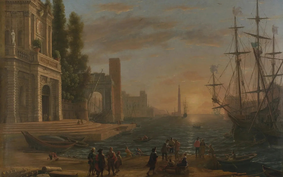 Ein Hafen - Claude Lorrain