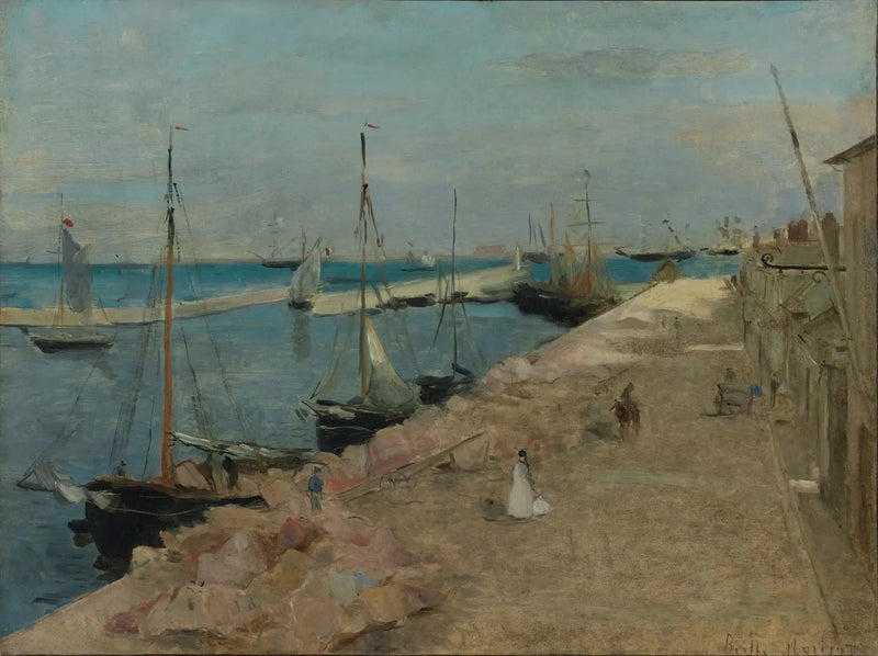 Ein Kai in Lorient - Berthe Morisot