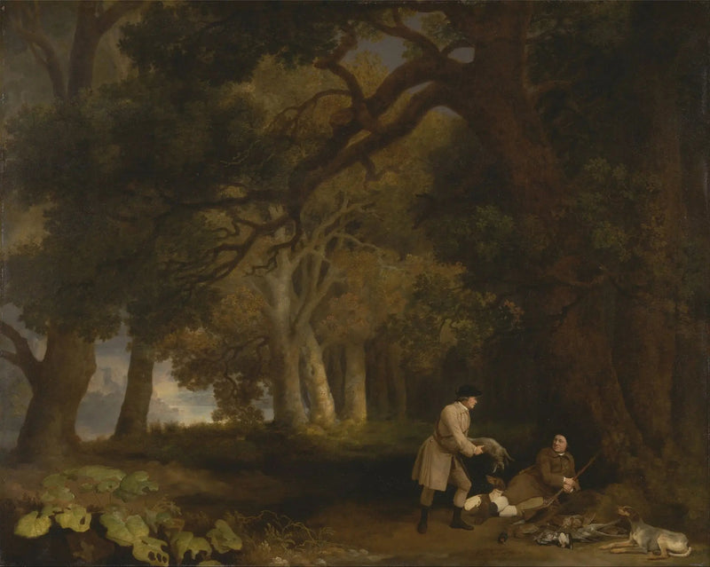 Eine Ruhepause nach dem Schusswechsel - George Stubbs