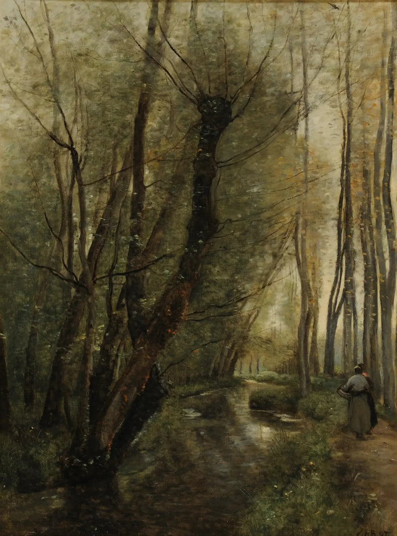 Ein Bach, Umgebung von Beauvais - Jean-Baptiste Camille Corot