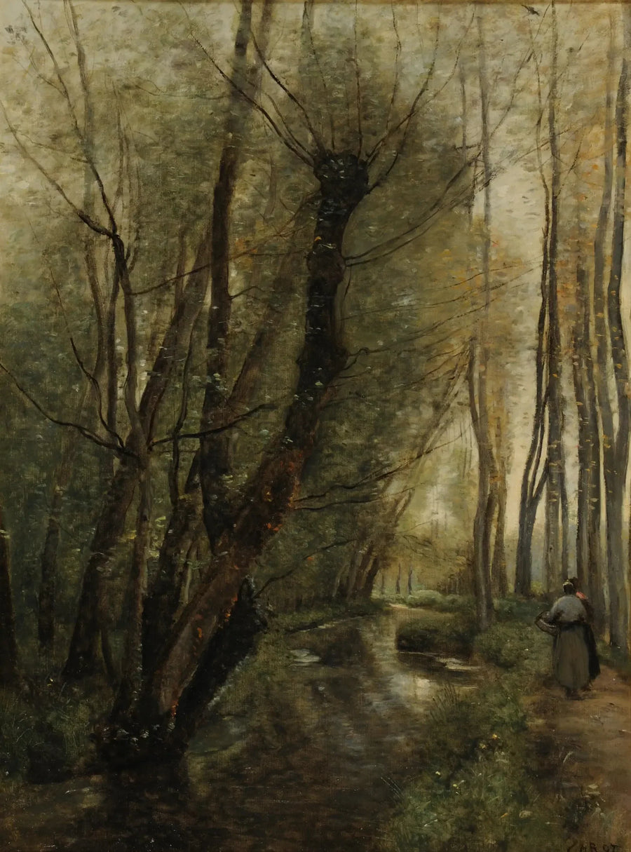 Ein Bach, Umgebung von Beauvais - Jean-Baptiste Camille Corot