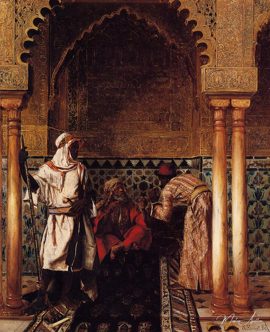 Un sage arabe - Rudolf Ernst - Reproductions de tableaux et peintures haut de gamme