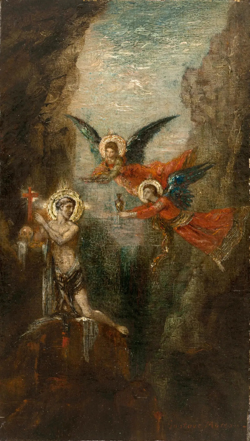 Ein Heiliger in der Wüste - Gustave Moreau