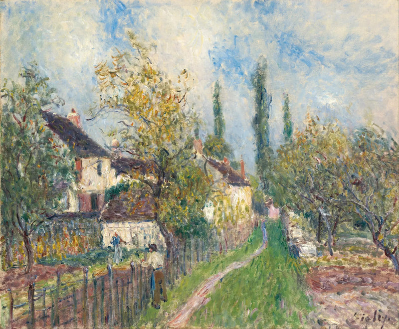 Ein Pfad in den Sablons - Alfred Sisley
