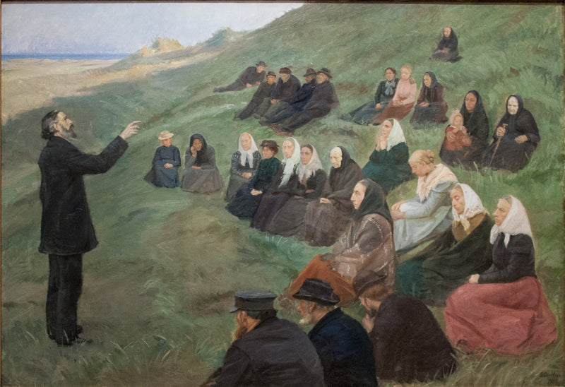 Eine Predigt auf dem Feld – Anna Ancher