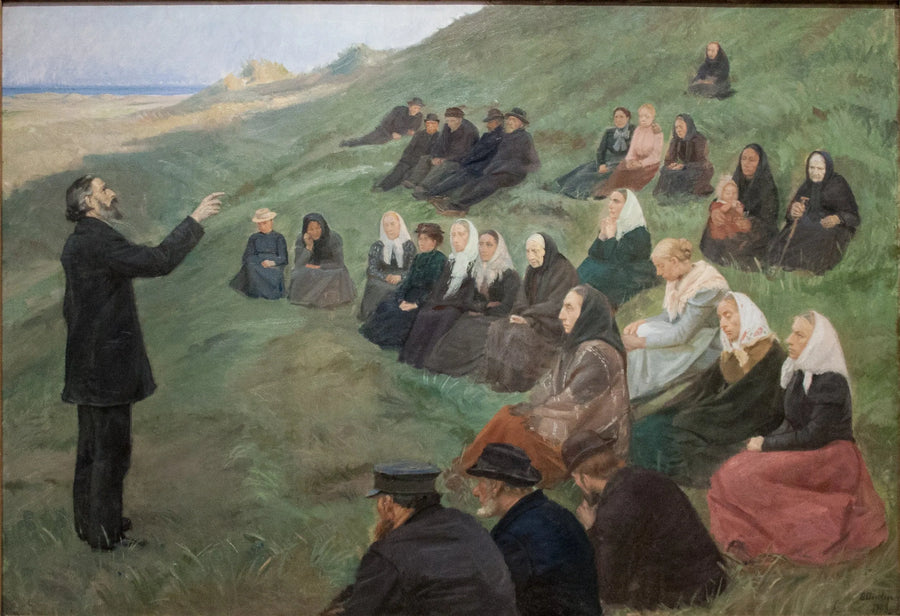 Eine Predigt auf dem Feld – Anna Ancher