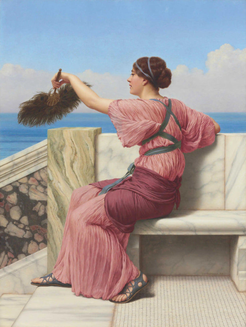 Ein Signal - John William Godward