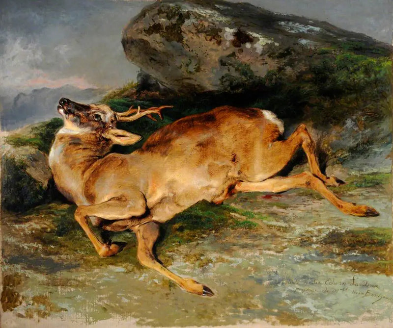 Ein verlorener Schuss - Edwin Henry Landseer