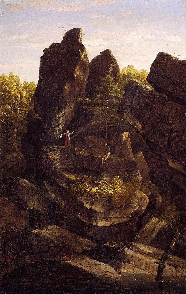 Ein felsiges Tal - Thomas Cole