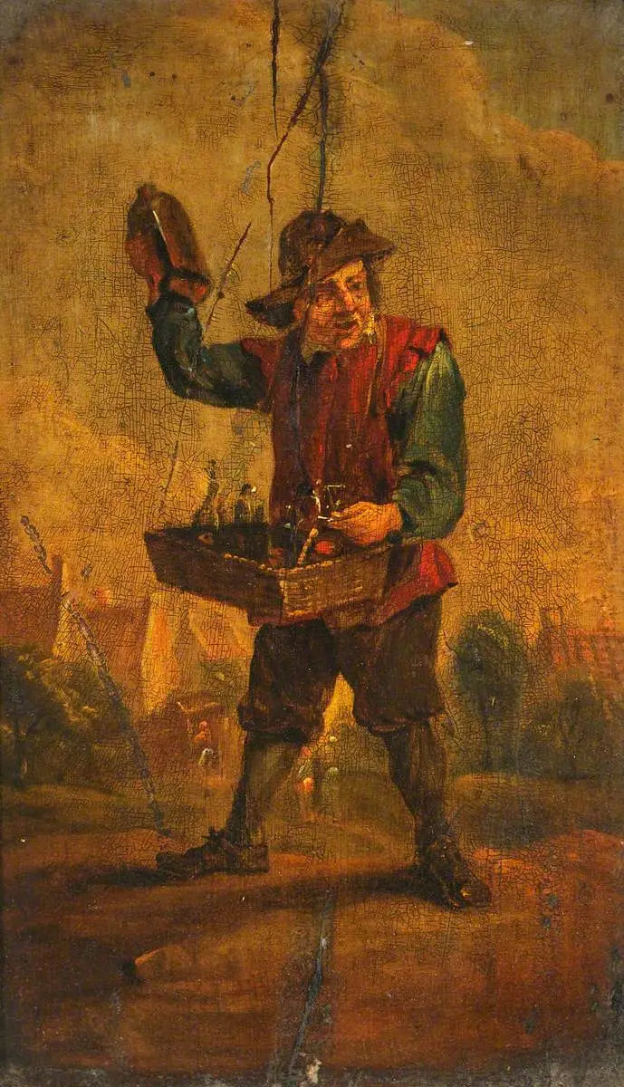 Ein fahrender Medikamentenverkäufer - David Teniers der Jüngere