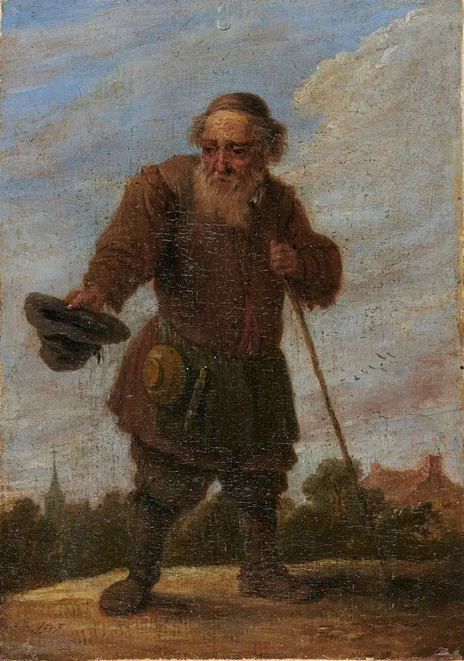 Ein alter Bettler - David Teniers der Jüngere