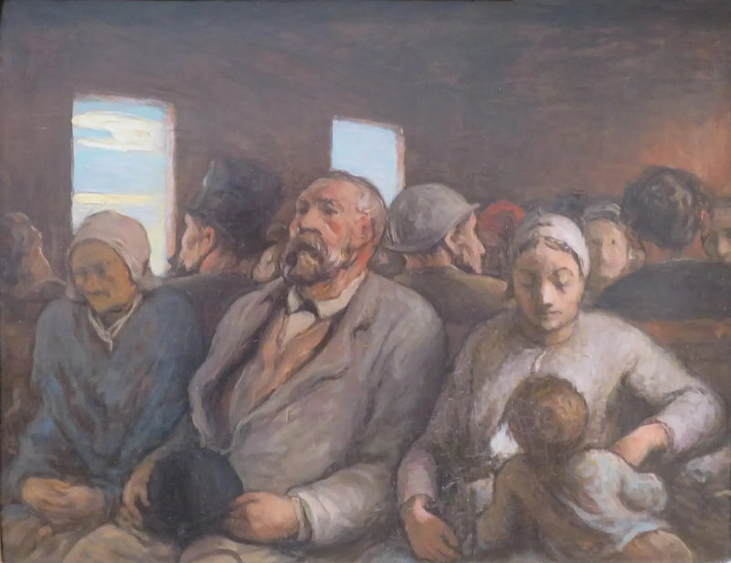 Ein Drittklasse-Wagen - Honoré Daumier
