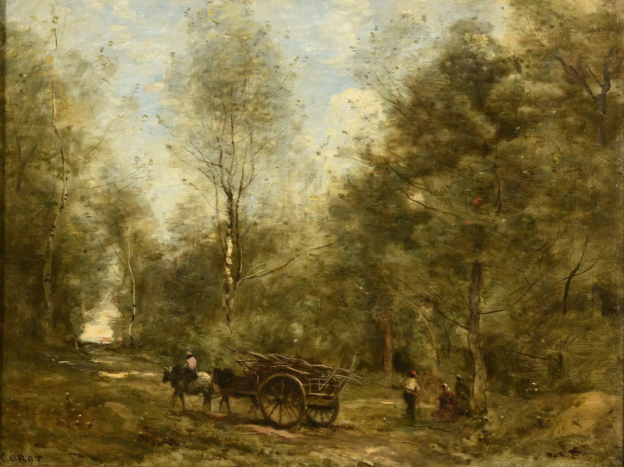 Eine Allee im Wald von Wagnonville - Jean-Baptiste Camille Corot