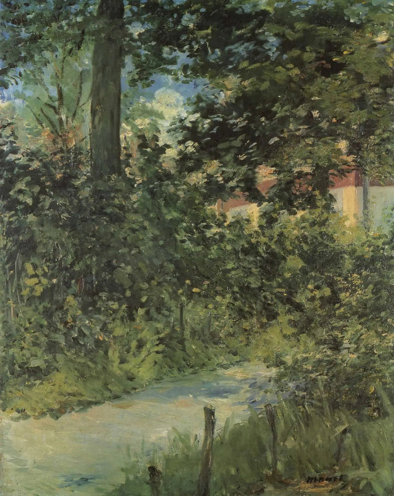 Eine Allee im Garten von Rueil - Édouard Manet