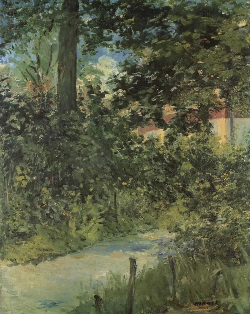 Eine Allee im Garten von Rueil - Édouard Manet