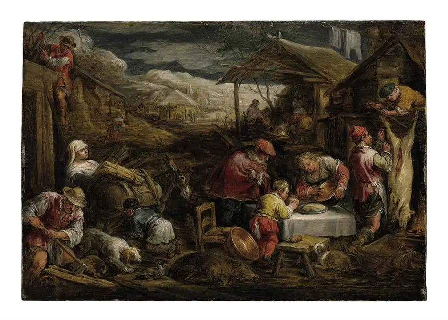 Eine Allegorie des Winters - David Teniers der Jüngere
