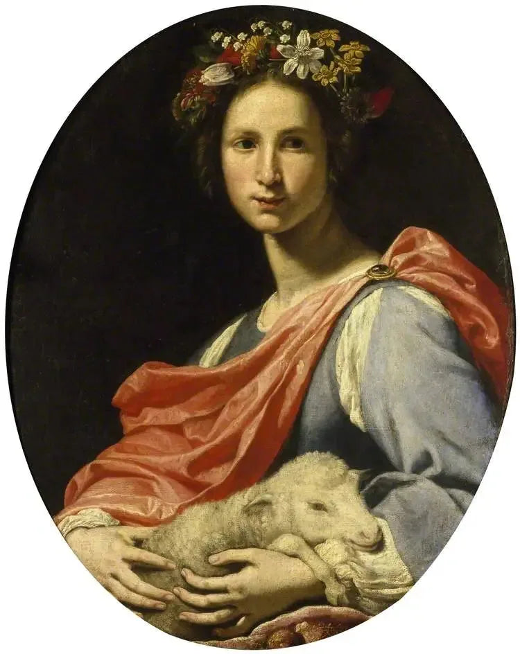 Eine Allegorie der Unschuld - Lorenzo Lippi