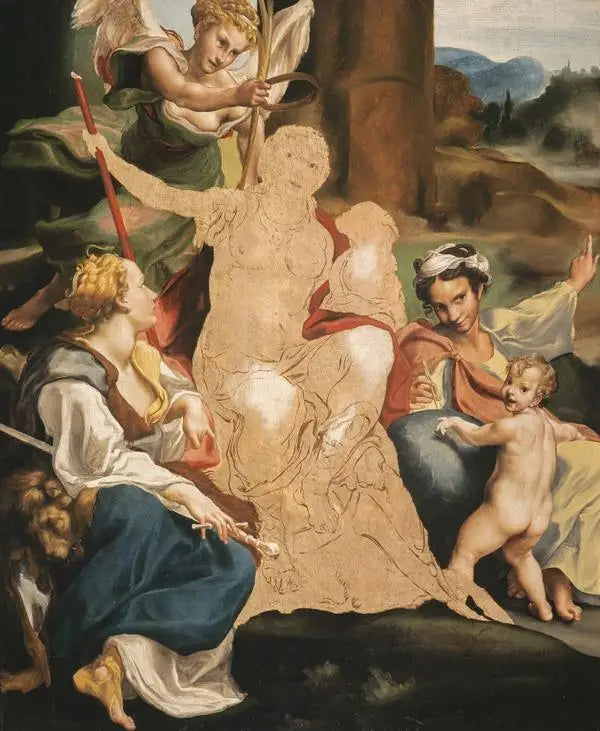 Eine Allegorie der Tugend (unvollendet) - Antonio da Correggio