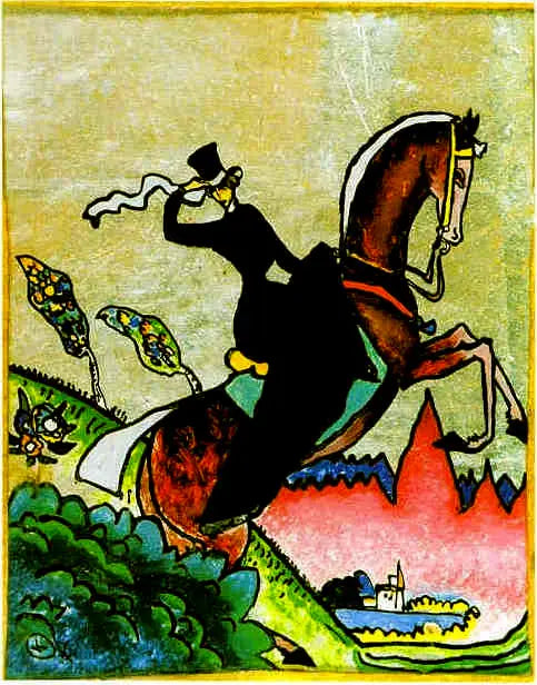 Eine Amazone - Vassily Kandinsky