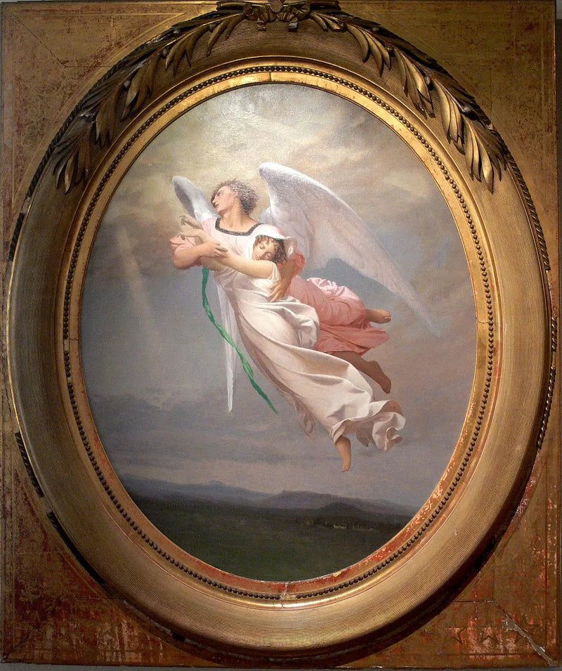 Eine Seele, die von einem Engel mitgenommen wird - Jean-Léon Gérôme