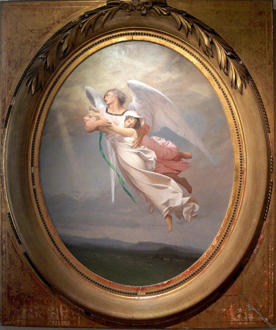 Eine Seele, die von einem Engel mitgenommen wird - Jean-Léon Gérôme
