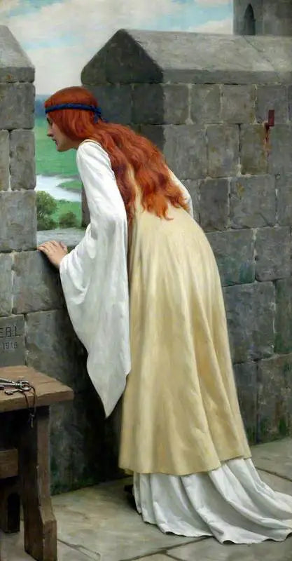 Eine Ankunft - Edmund Blair Leighton