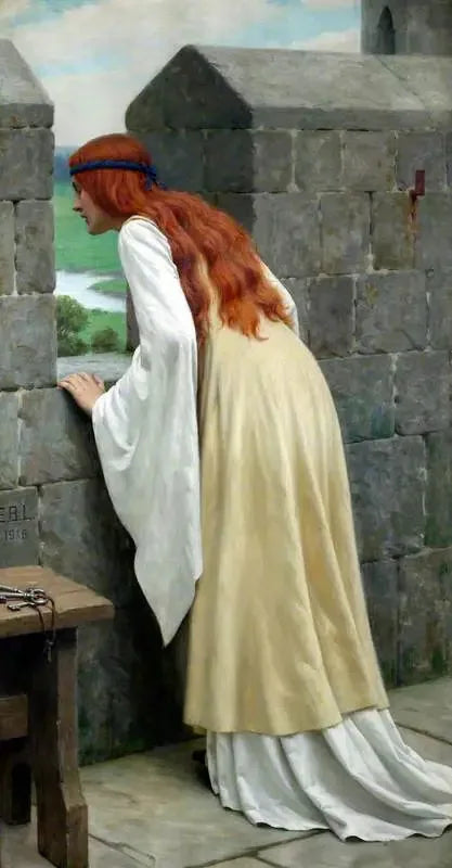 Eine Ankunft - Edmund Blair Leighton