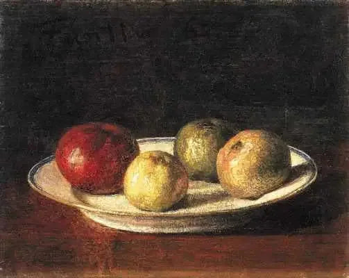 Ein Teller mit Äpfeln - Henri Fantin-Latour