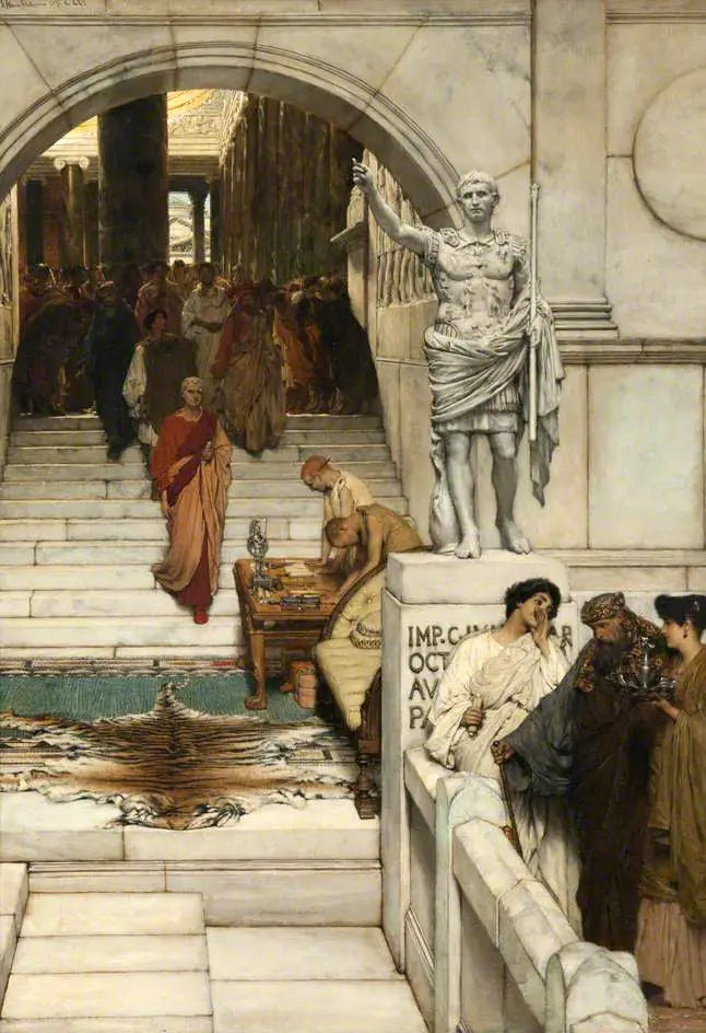 Eine Audienz bei Agrippa - Lawrence Alma-Tadema
