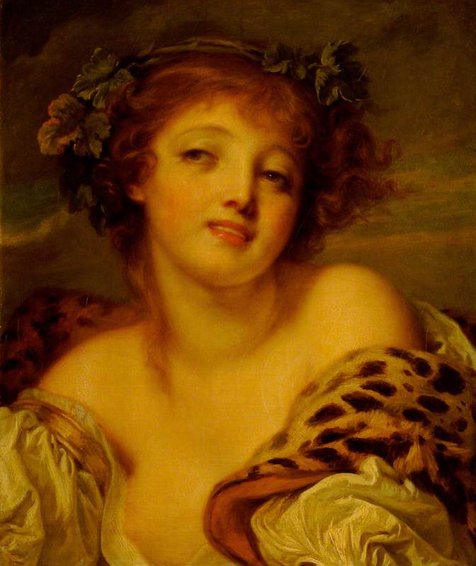 Eine Bacchantin - Jean-Baptiste Greuze