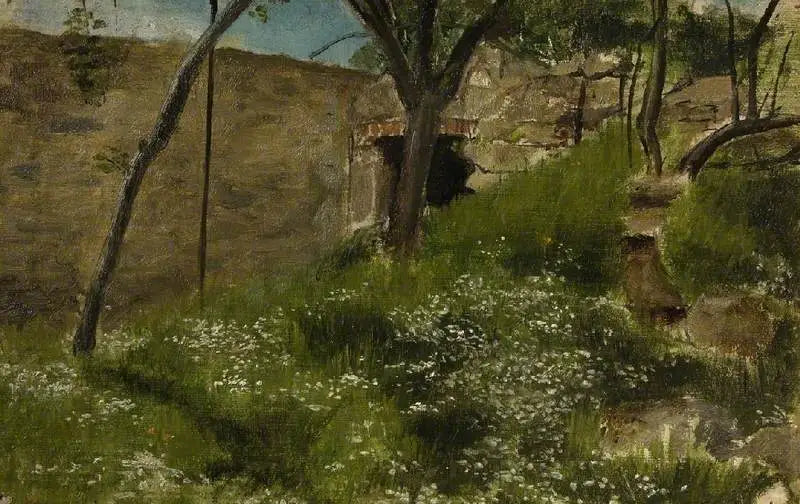 Eine Blumenbank - Lawrence Alma-Tadema