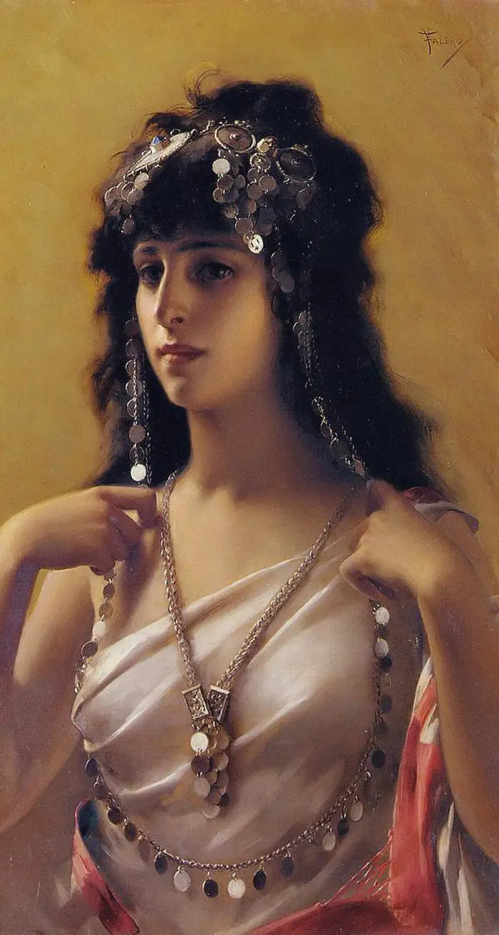 Eine orientalische Schönheit - Luis Ricardo Falero