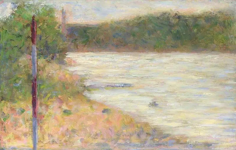 Eine Uferpromenade (Die Seine in Asnières) - Georges Seurat