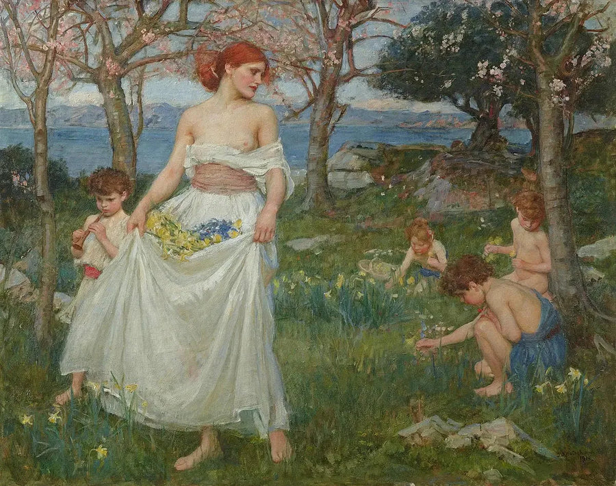 Ein Lied vom Frühling - John William Waterhouse