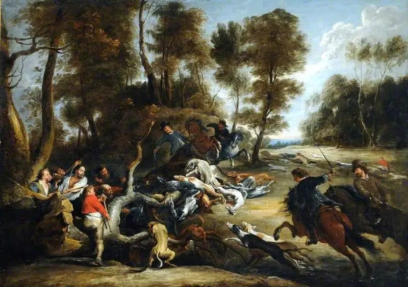 Eine Wildschweinjagd - Peter Paul Rubens