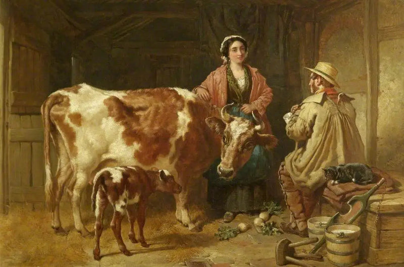 Ein Gespräch mit der Milchfrau - John Frederick Herring, Sr.
