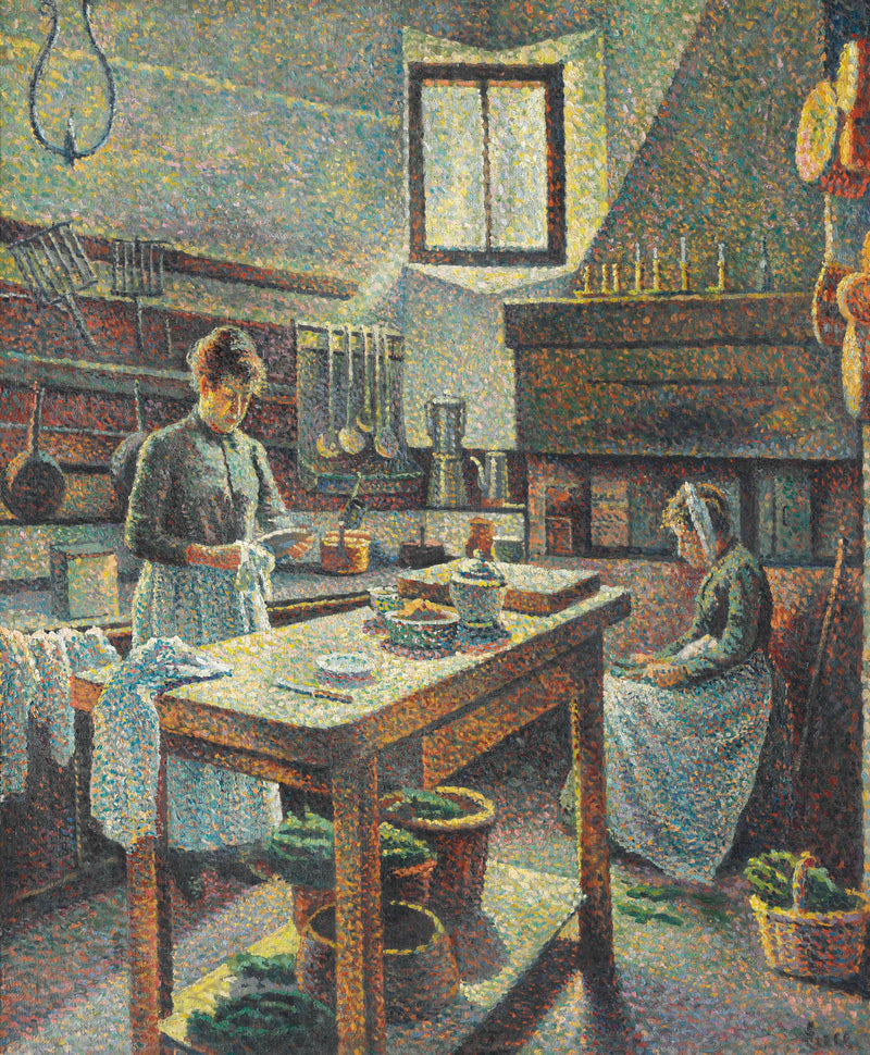 Eine Küche - Maximilien Luce