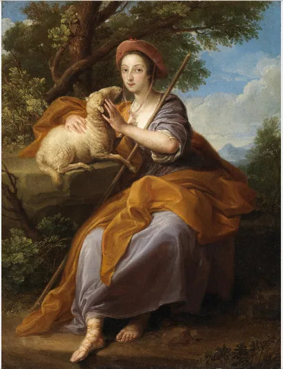 Eine Dame aus der Familie Leeson als Hirte - Pompeo Batoni