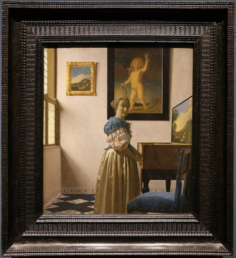 Eine Dame am Virginal - Johannes Vermeer