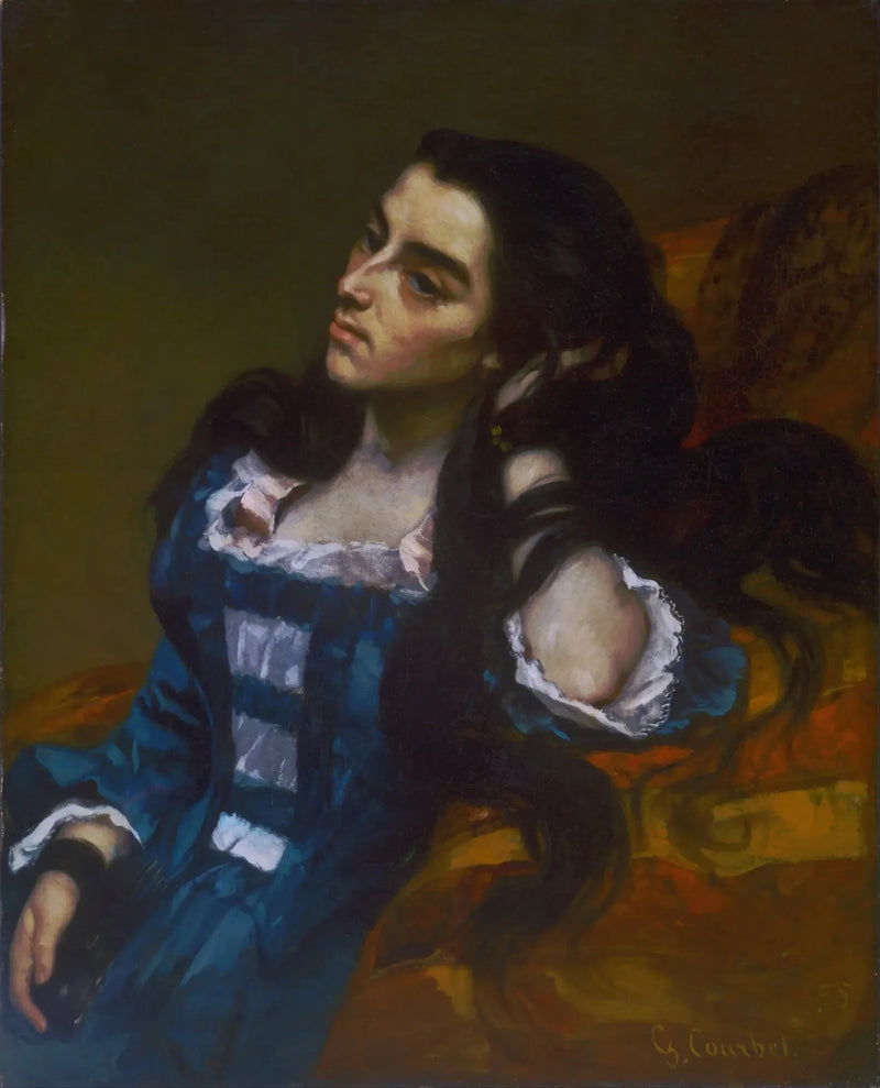 Eine spanische Dame - Gustave Courbet