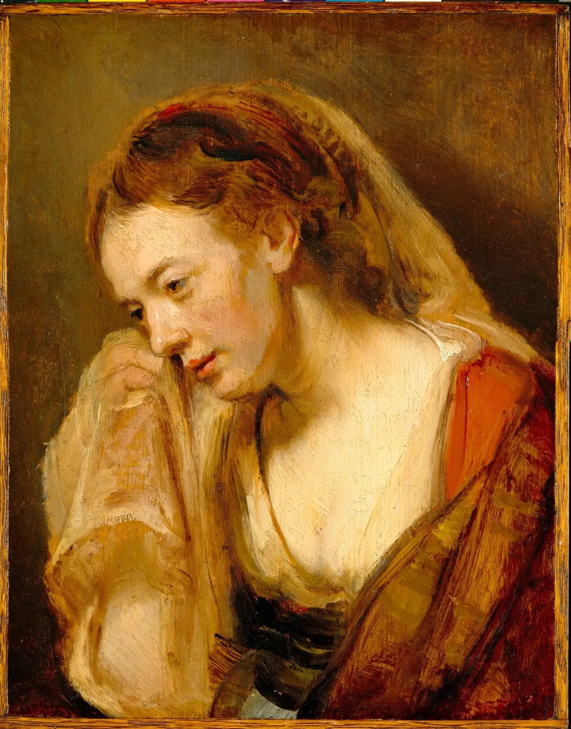 Eine weinende Frau - Rembrandt