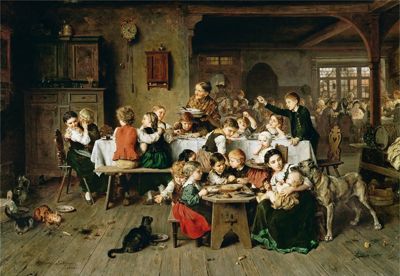 Kinderfest (die Kindertafel) - Ludwig Knaus